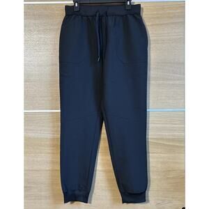 RUSSELL ATHLETIC Mens Sz M (32-34) Dri-Power Black Drawstring Jogger Track Pants